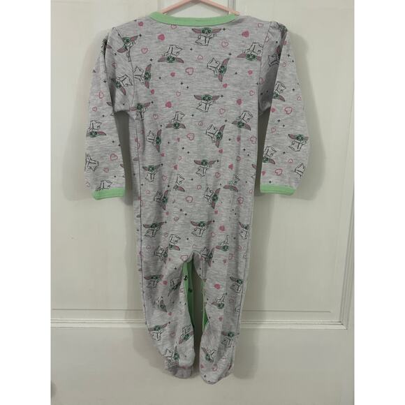 Star Wars 18 Month Footed Pajamas Girls Set of 2 - Picture 10 of 10